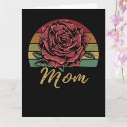 Tarjeta Rosa Rosa Rosa Roja, angustiada