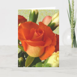 Tarjeta rosa 'Sunset'