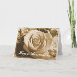Tarjeta Rosa viejo