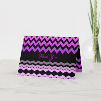 Tarjeta Rosa y Negro Moderno