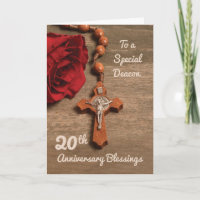 Rosa y Rosario del 20° Aniversario de la Ordenació