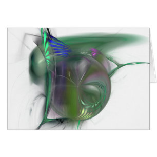 tarjeta rosada verde