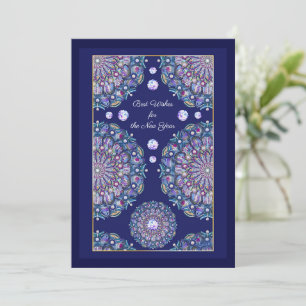 Tarjeta Rosario azul