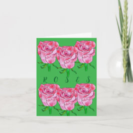 Tarjeta Rosas 