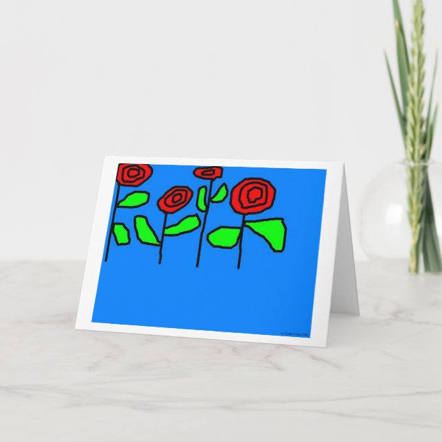 Tarjeta Rosas (Anverso)
