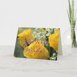 Tarjeta Rosas Amarillas 2007-b- personalizar para cualquie