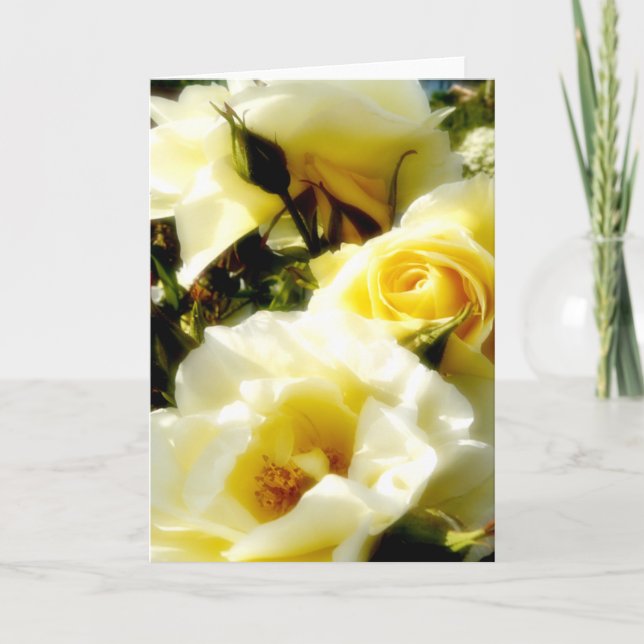 Tarjeta Rosas amarillas de ensueño AH2010 (Anverso)