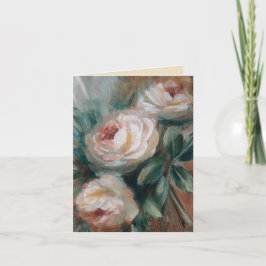 Tarjeta Rosas Blancas [3 tamaños disponibles]