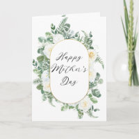 Rosas blancas | Eucalyptus Feliz Día de la Madre