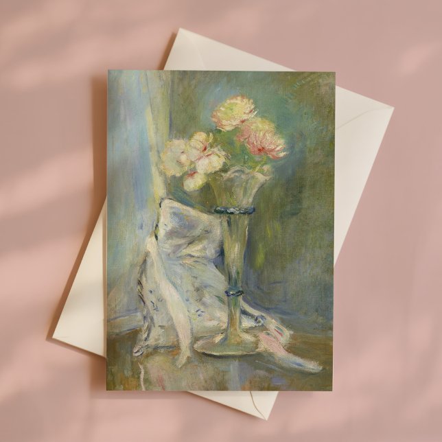 Tarjeta Rosas de Anémones | Berthe Morisot (Subido por el creador)