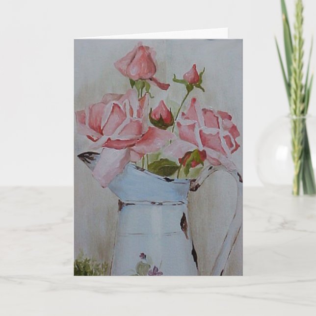 Tarjeta Rosas de cocina francesa (Anverso)