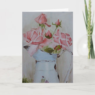 Tarjeta Rosas de cocina francesa