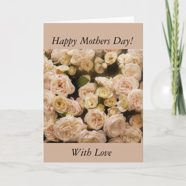 Tarjeta Rosas de criam suaves (Anverso)