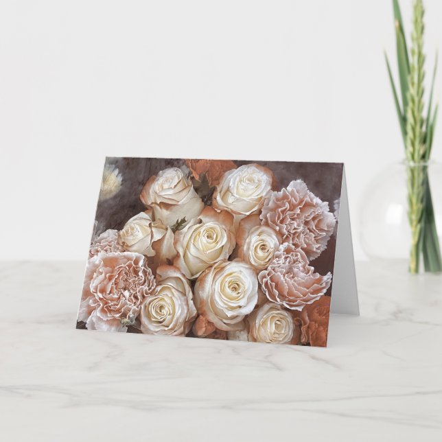 Tarjeta Rosas de época (Anverso)