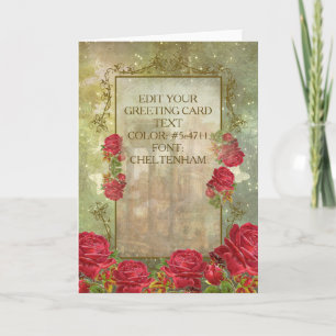 Tarjeta ROSAS de ROMA II ~ Greetingcard