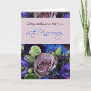 Tarjeta Rosas del 60° Aniversario