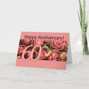Tarjeta Rosas del 60° Aniversario