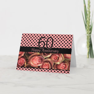 Tarjeta Rosas del 60° Aniversario