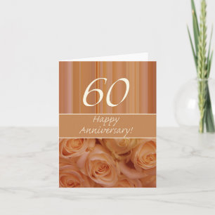 Tarjeta Rosas del 60° Aniversario