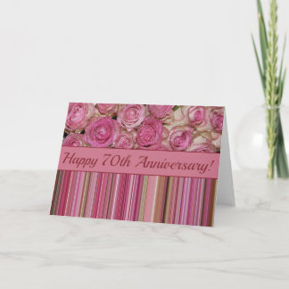 Tarjeta Rosas del 70° Aniversario