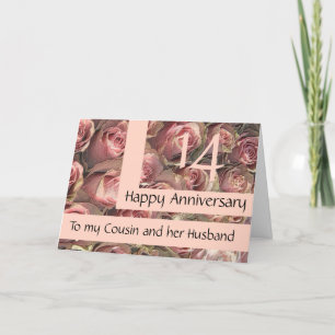Tarjeta rosas del Aniversario boda personalizable completo
