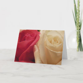 Tarjeta Rosas del cumpleaños feliz