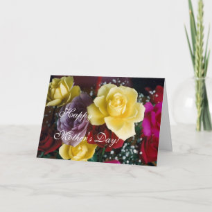 Tarjeta Rosas del Día de la Madre
