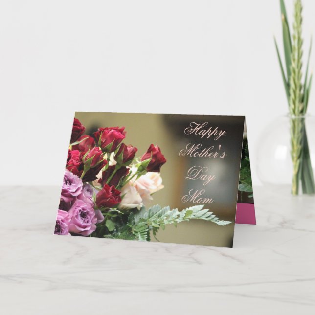 Tarjeta Rosas en Floración (Anverso)