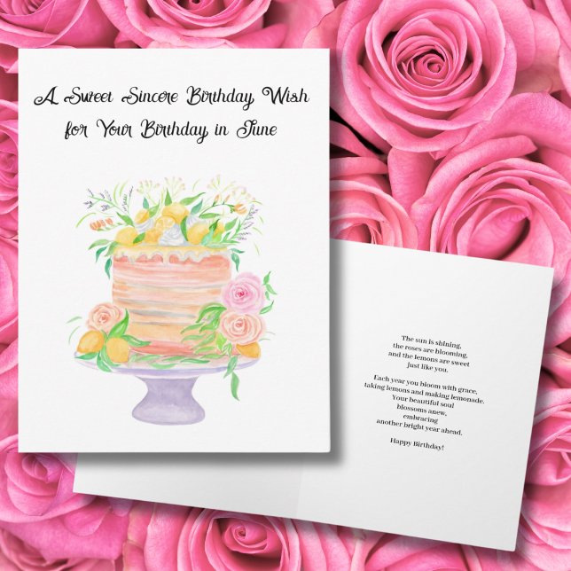 Tarjeta Rosas, Flor de Cumpleaños del Mes de Junio (Subido por el creador)