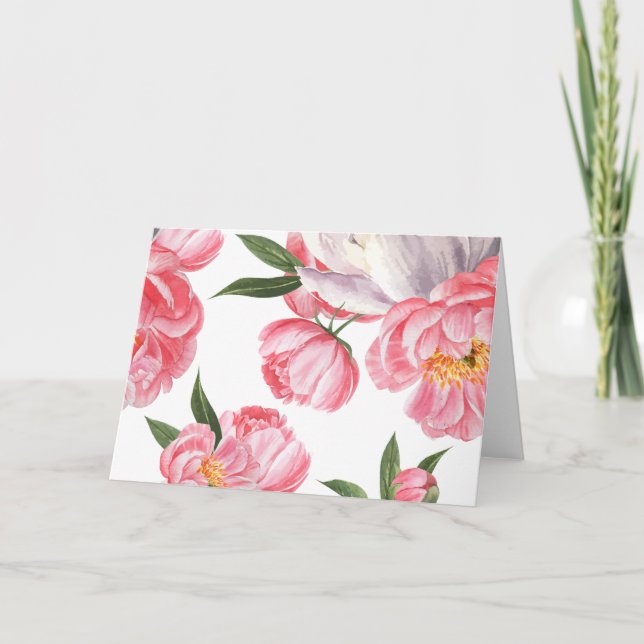 Tarjeta Rosas Hermosas (Anverso)