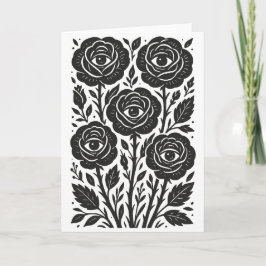 Tarjeta Rosas Ojos