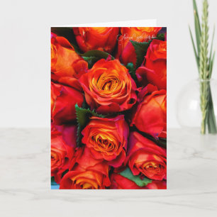Tarjeta Rosas Rojas
