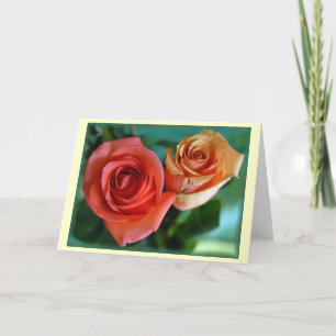 Tarjeta "Rosas rosas"