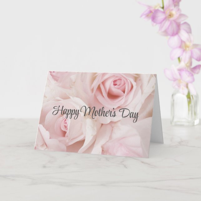 Tarjeta Rosas rosas rosas antiguas y encaje elegante - Día (Orquídea)