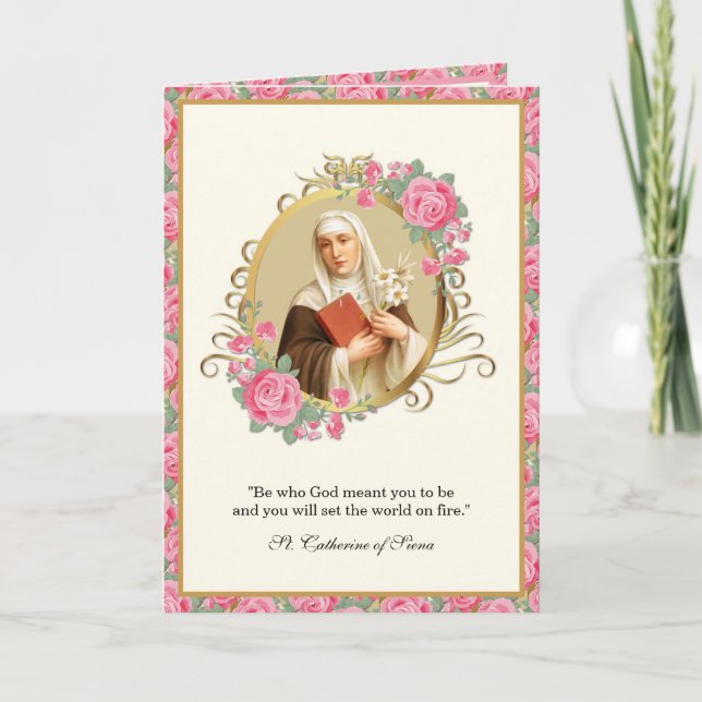 Tarjeta Rosas rosas rosas rosas de la oración religiosa de (Anverso)