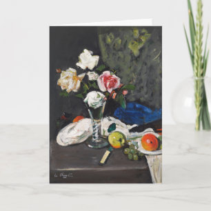 Tarjeta Rosas y frutas de por vida   George Leslie Hunter