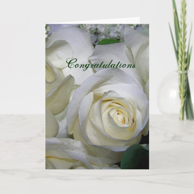 Tarjeta Rose_ blanco (Anverso)