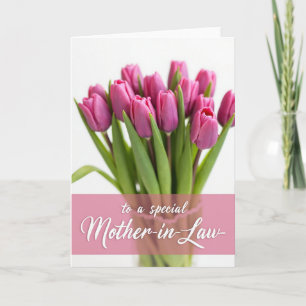 Tarjeta Rose Script Suegra