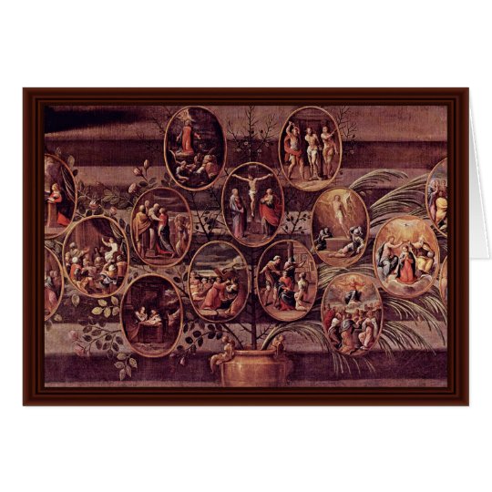 Tarjeta Rosenkranz Madonna de Reni Guido