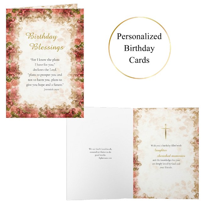 Tarjeta Roses rosados Roses Rojos Encuadramiento Cristiano (Subido por el creador)