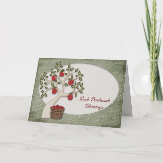 Tarjeta Rosh Hashanah (Anverso)