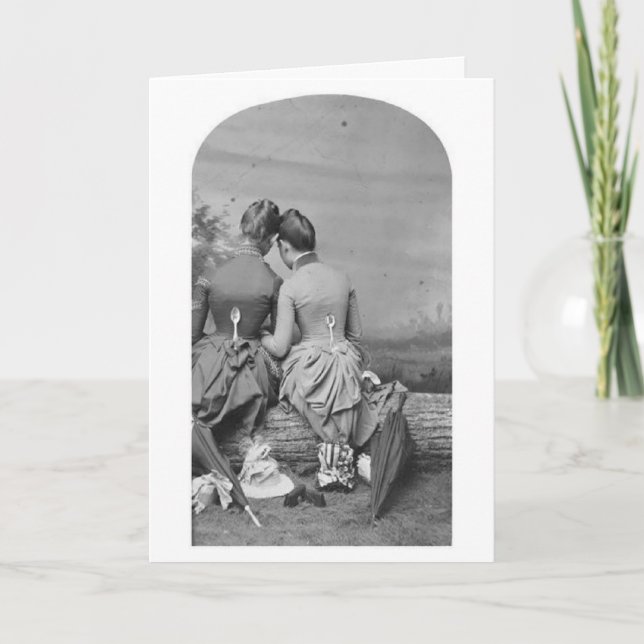 Tarjeta Rosh Hashanah de Año Nuevo Lesbiano (Anverso)