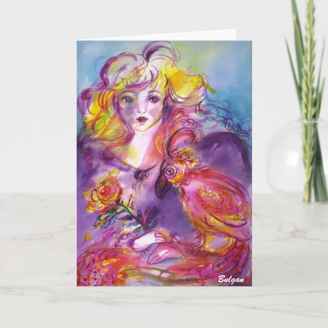 Tarjeta ROSINA / Pelota Veneciana de Mascaradas (Anverso)