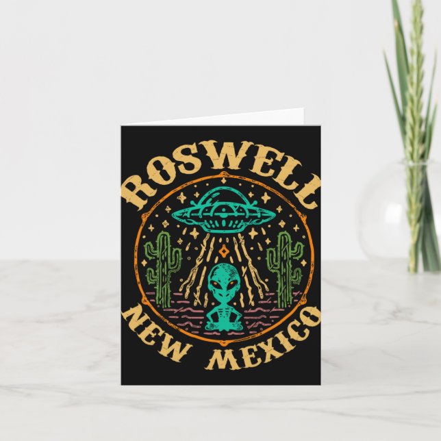 Tarjeta Roswell Nm 1947 - Funny Roswell Aviation New Mexic (Anverso)