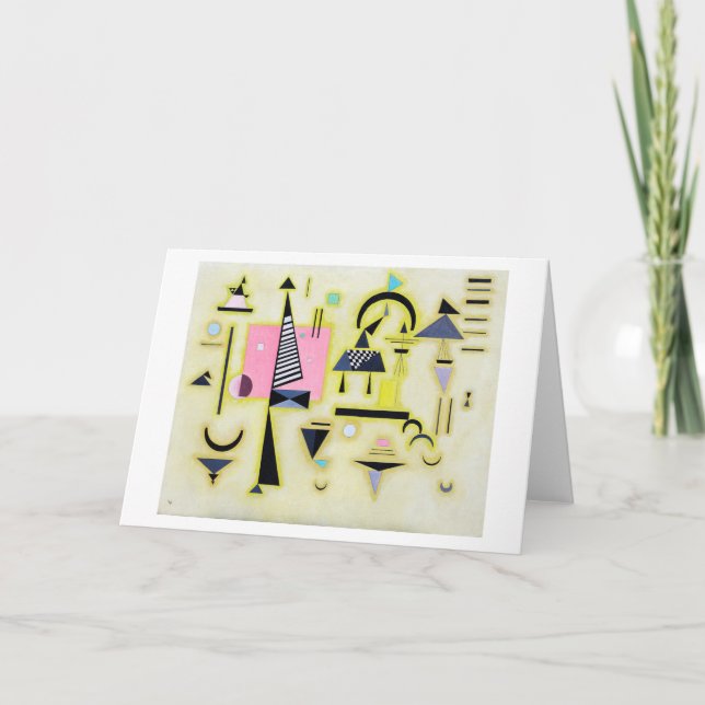 Tarjeta Rosy definitivo, Wassily Kandinsky (Anverso)