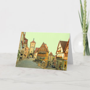 TARJETA ROTHENBURG, ALEMANIA