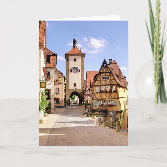 TARJETA ROTHENBURG, ALEMANIA (Anverso)
