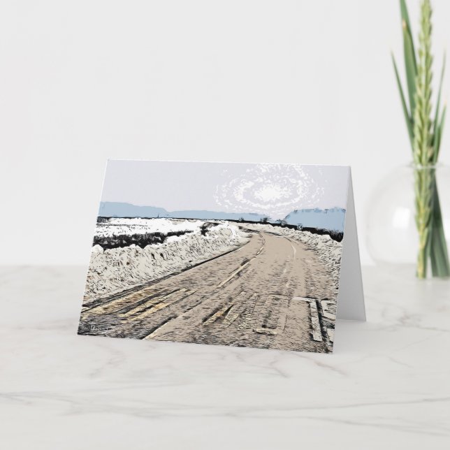 Tarjeta Rotherham Road, Harthill con Woodall. (Anverso)