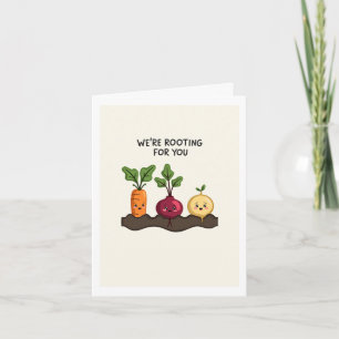 Tarjeta Roting For You Vegetable Pun Card