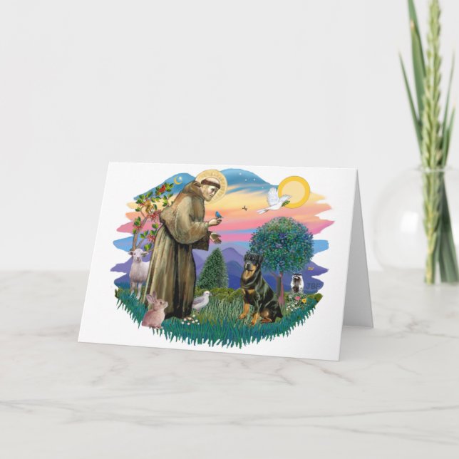 Tarjeta Rottweiler (Anverso)